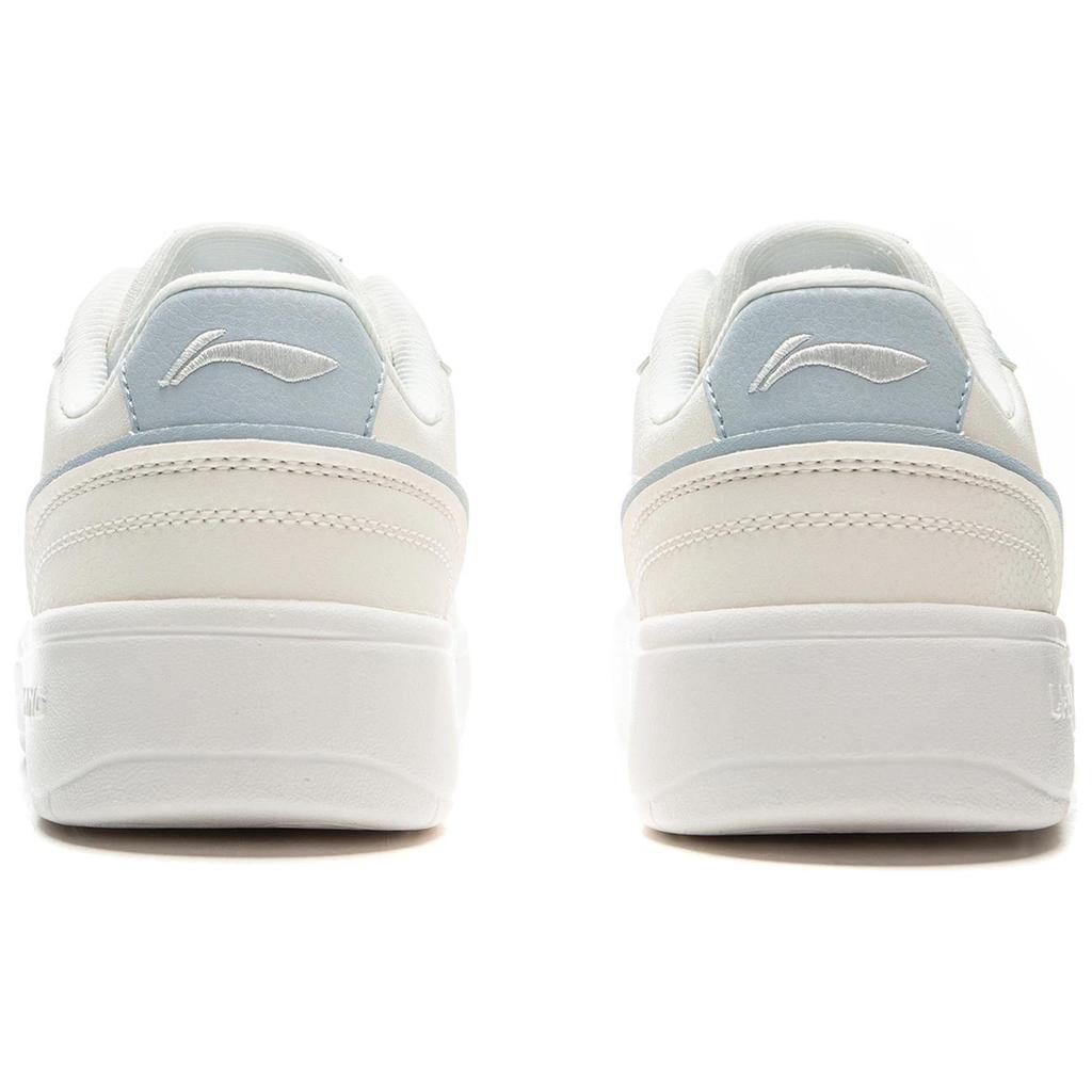 New LiNing Su Slip Resistant Abrasion Resistant Low top Skateboard Shoes Women's White Blue AGCU112-8