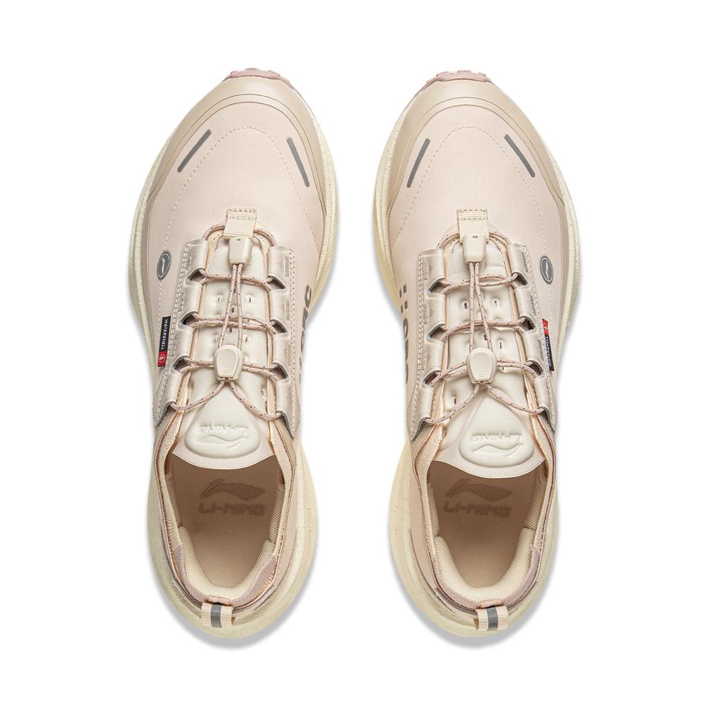 Li Ning Feidian CRC Lite Wodoodporne Modne Sportowe Wytrzymałe Niskie Buty do Biegania Unisex Trampki Różowe AZGV111-2