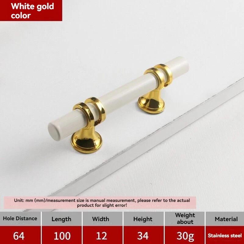 Handles Drawer Cabinet Furniture Kitchen Handles for Cabinet Knob Door Drawer Furniture Kitchen Knob Modern Simple  Silver Black