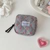 Cherries Decoration Sanitary Pad Storage Bag Water Resistant Practical Polyester Organizer For Travel Cosmetic