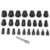 26Pcs Screw Extractor Set Multi Spline Guide Remover Tool for Rust Damaged Studs Bolts