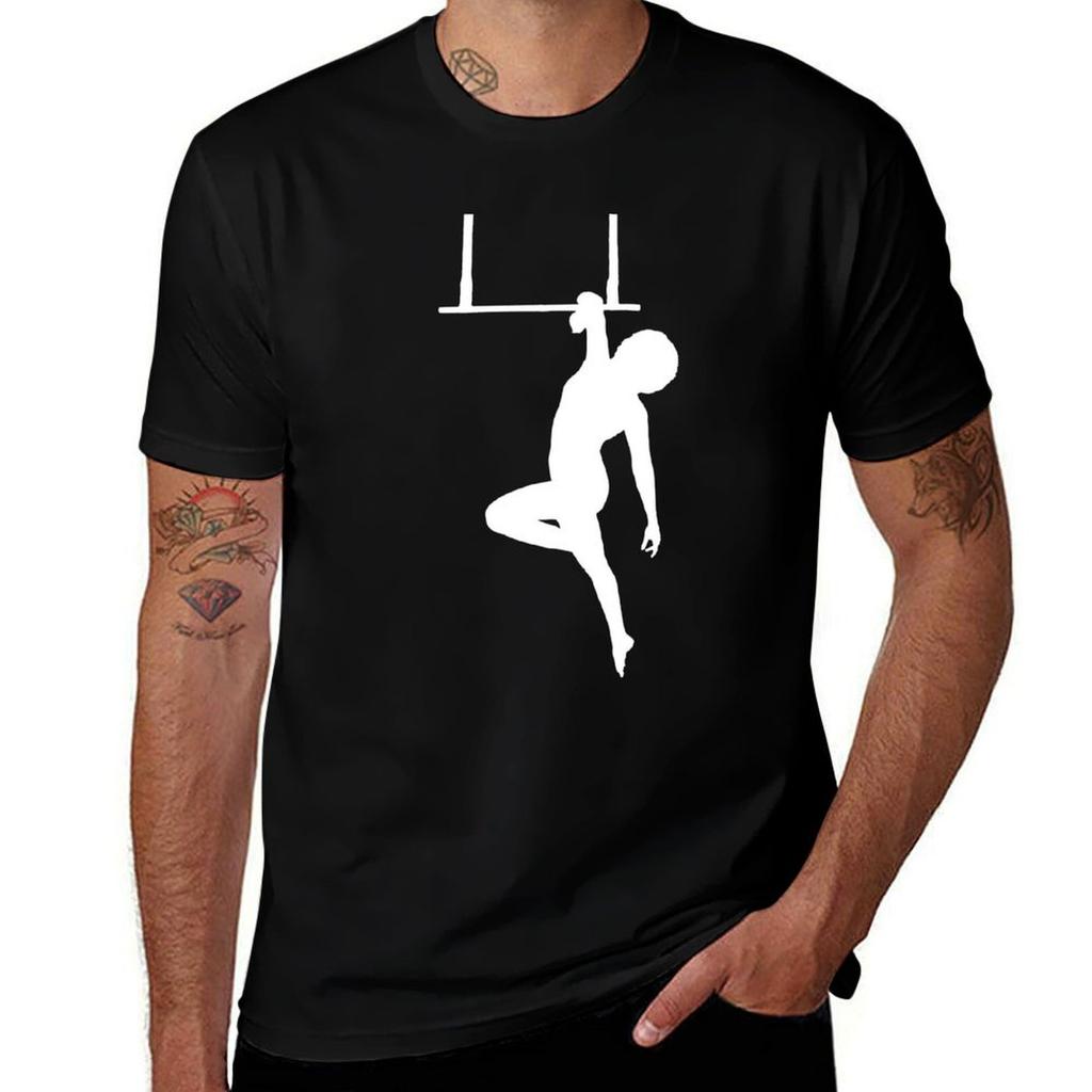 Aerialist on Trapeze Silhouette Women TShirt Plus Size Comfort Fit Tee
