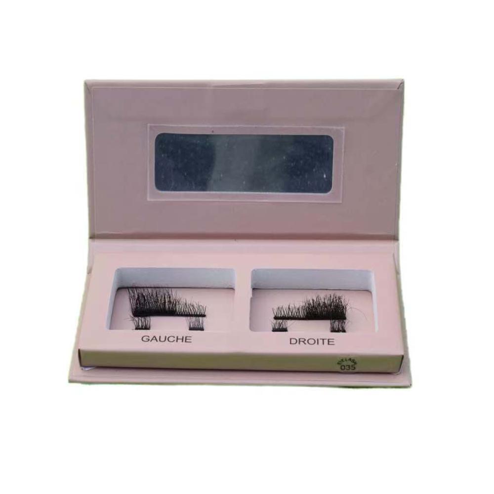 Wholesale Private Label  Faux 3D Mink Lashes Magnetic Eye Lashes Magnetic Lashes 25mm 26mm 27mm Magnetwimpern with Your Logo Natural