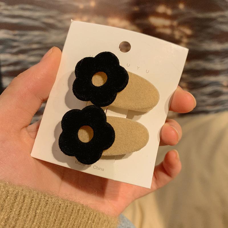 2pcs Korean Style Cute Flower Kids Hair Clips Girls Kawaii Hair Accessories Baby Hair Clips Mini Newborn Photography