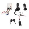 48V 800W Brush Controller Silver Black Universal Throttle Twist Grips Electric Door Lock Set