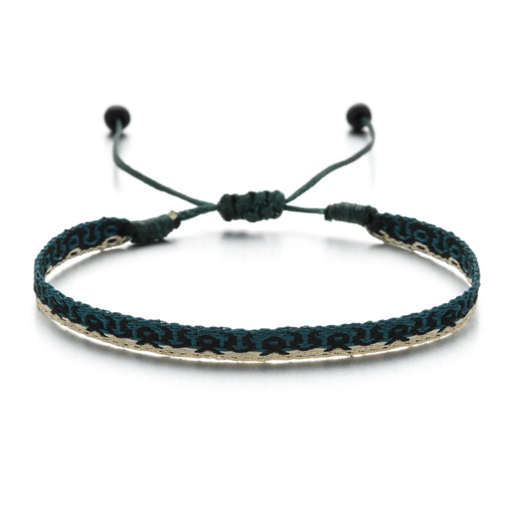 ZMZY Boho Weave Ethnic Girl Bracelets for Bohemia Women Bracelet Fashion Girl Colombian Wayuu Female Summer Beach Jewelry