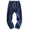 Foreign Trade Original Order Factory Direct Sales Men Pure Color Leak-Picking Big Sale Solid Color Terry Men's Trousers Drawstring Sports Casual Pants