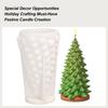 Weihnachten Harzformen Weihnachtsbaum Kerzenherstellungsformen Silikon Wiederverwendbar Bastelbedarf Maker Für Seife Wachs Kunstprojekte Schreibtisch