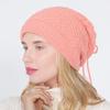Fashion Women Stretchy Knitted Skullies Beanies Hat Solid Snood Scarf Warm Beanie For Womem Autumn Winter Female Beanie Cap