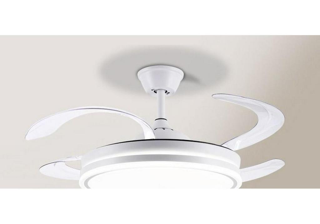 2026 Modern Invisible Ceiling Fan Light Chandelier for Dining, Living Room, Bedroom