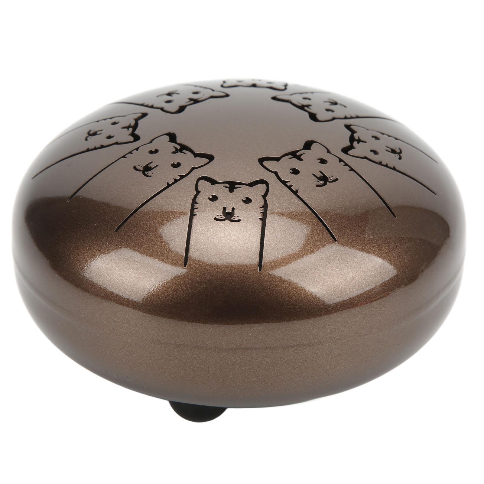 5,5-дюймовый язычковый барабан, 8 тонов, сталь, титановый сплав, набор ручных барабанов, ударный инструмент, узор тигра