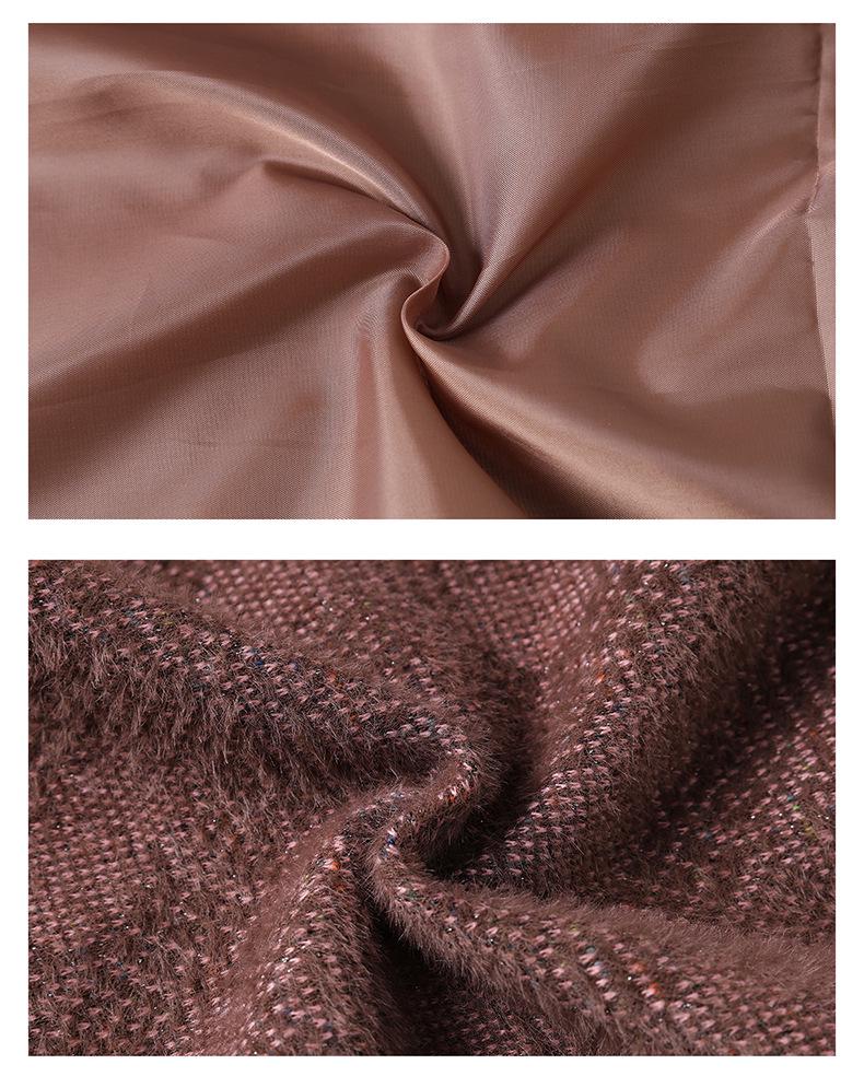 Autumn Woolen Lapel Coat for Middle-aged and Elderly Women: Age-Reducing, Stylish, Noble Temperament