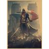 Assassin's Creed Retro Kraft Paper Wall Poster Mural 250
