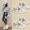 Winter Chunky Platform Running Sneakers for Women Anti-Slip Lace-Up Faux Fur Lining Walking Shoes Women's Warm Fleece Lined Workout Tennis Sneakers