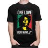 T-shirt Personalizzata Giamaica Reggae Rock Bob Marley Uomo Manica Corta T-shirt Casual Top 100% Cotone Slim Fit T-shirt Regalo