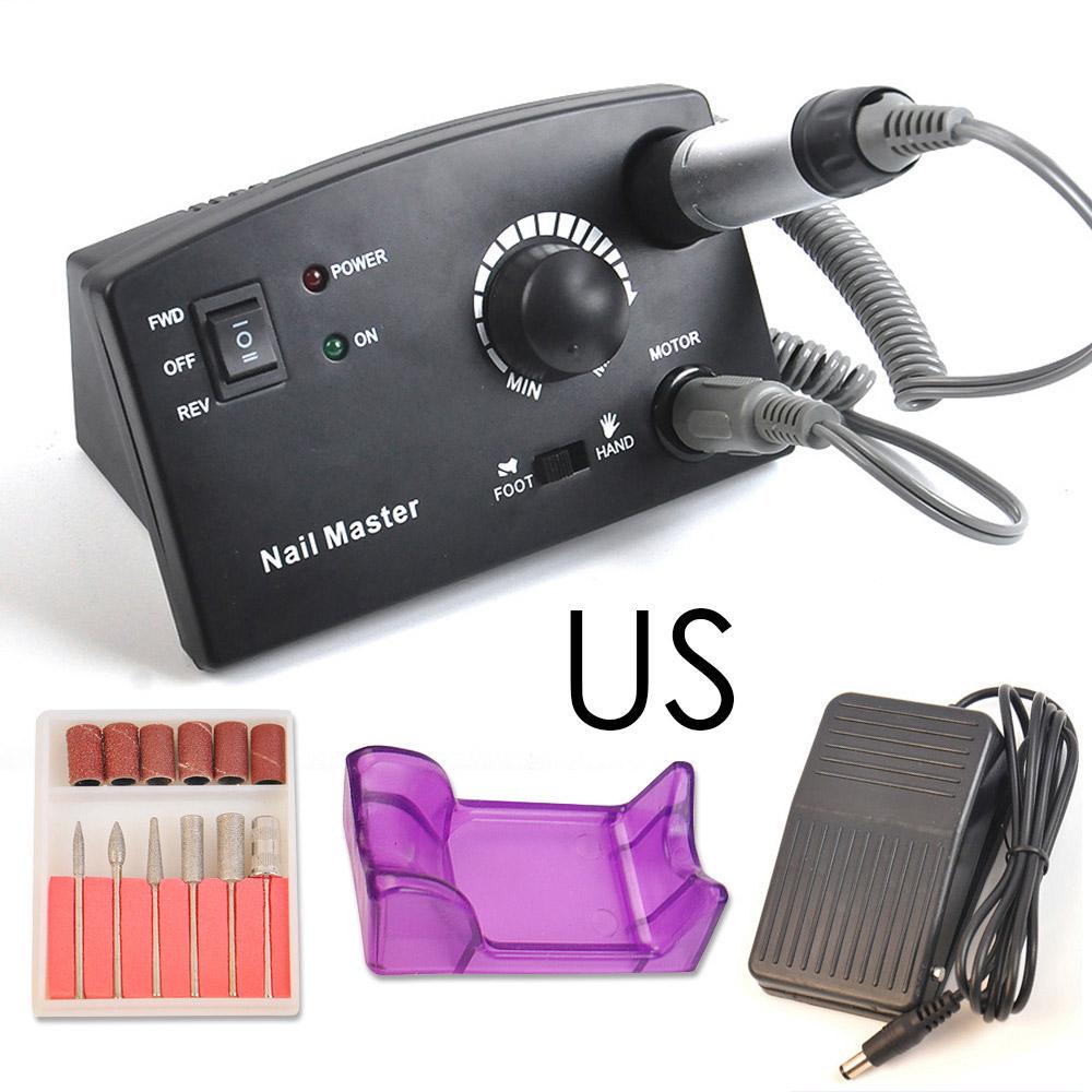 Painel de controle profissional ferramentas para unhas moagem manicure máquina de moinho elétrico falso