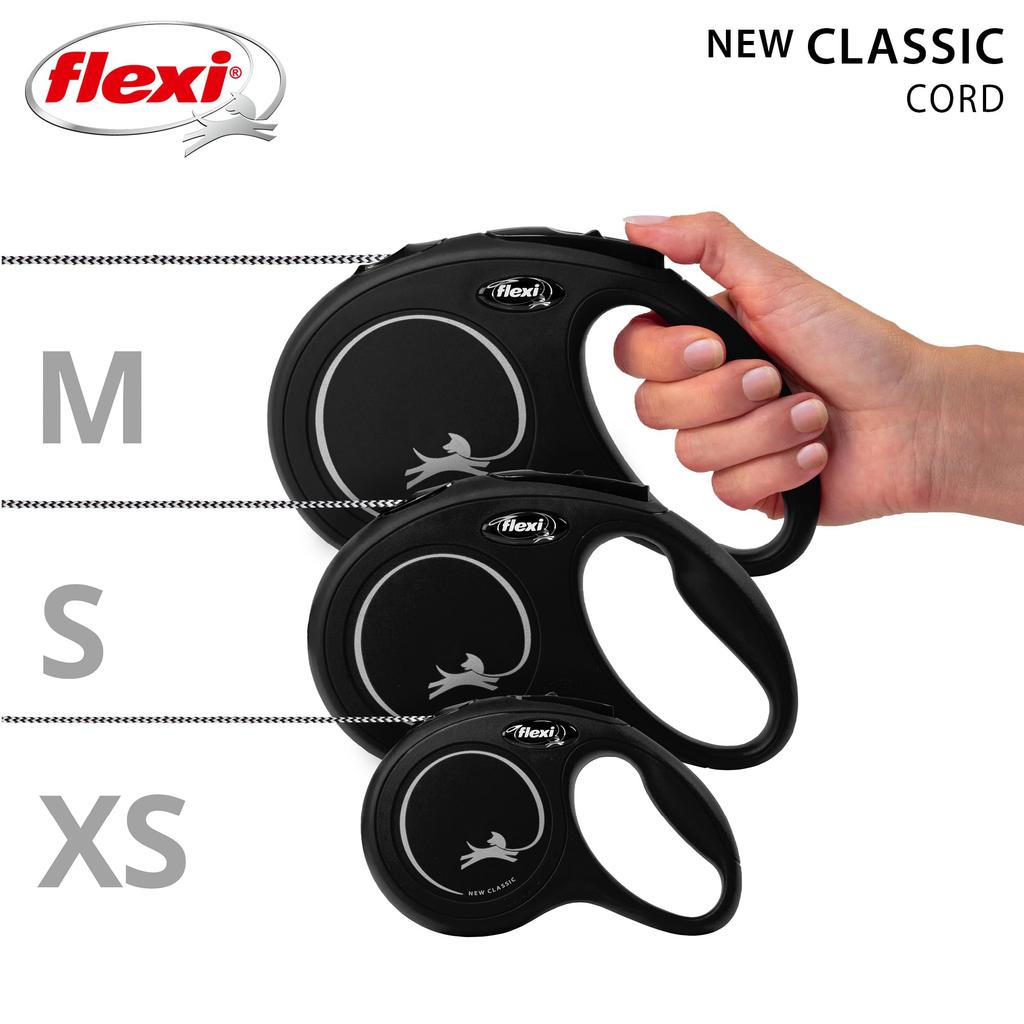 Flexi New Classic Tape XS than 3m Black (Less 12kg) [Dog Lead]