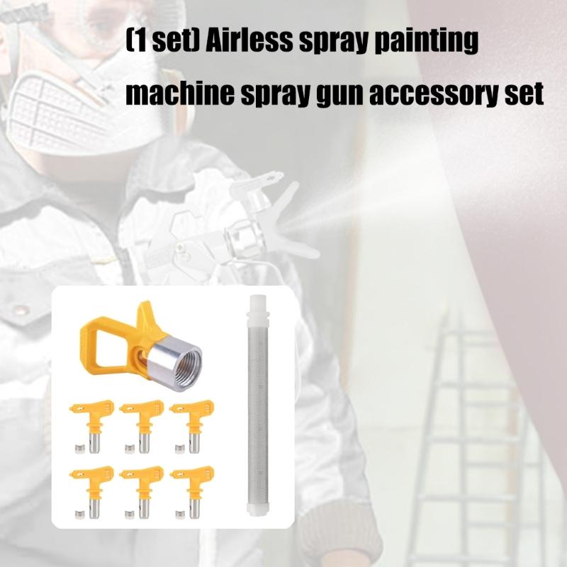 Complete Airless Paint Sprayer Accessories Part Including Nozzles Filter Nozzle Seat Quality Metal Plastic Components