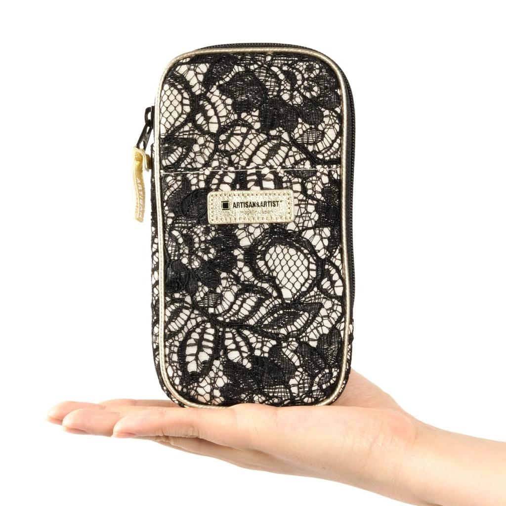 Artisan & Artist Slim Multi-Use Pouch, Classic Monotone, Black, 2WP-CM908