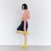 [IHM26SS40] Basic Mood Socks Lemon Green