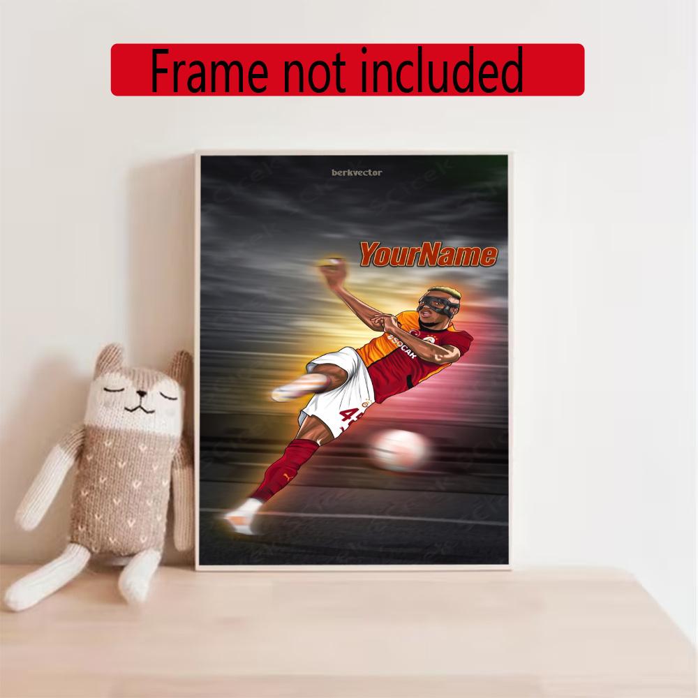 Galatasaray Customize Your Name Diamond Painting Round Diamond Diy Frameless Holiday Artwork Suitable For Home Office Wall Decoration