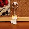 1PC Plush Playful Cartoon Soft Dog Durable Keychain Cute Pendant Exquisite Plush Gift  8.2*2.8cm