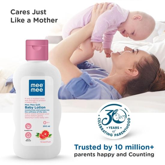 Mee Mee Chamomile and Fruit Extracts Baby Lotion (200ml) | Nourishing Care for Gentle Baby Skin | Enriched With Chamomile And Fruit Extracts