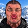 Realistischer Druck Realistisches Gesicht Skimaske Vollgesichtsbedeckung 3D-gedrucktes Design Winddichtes Material