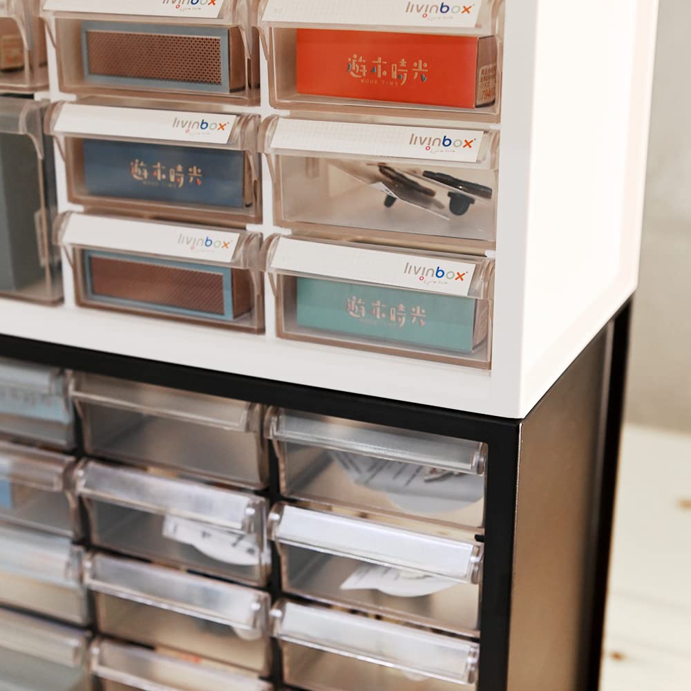 Livinbox 14 Schubladen Teilekasten Kleinteileaufbewahrung Schreibwarenaufbewahrung Plastikmodelle Elektronische Bauteile Modellwerkzeuge Künstlerbedarf Aufbewahrungskoffer