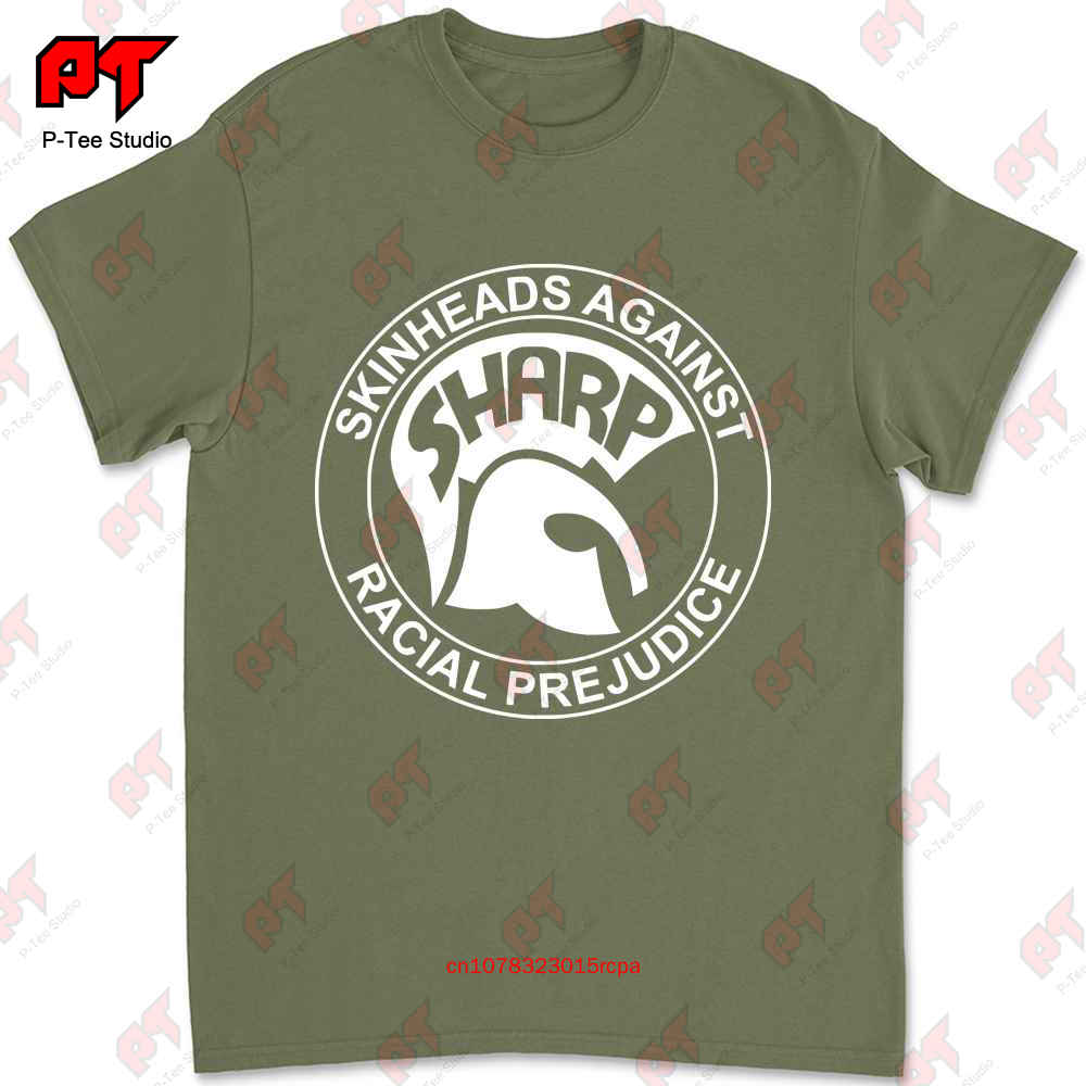 

Sharp Skinhead Against Racial Prejudice T Shirt 3GMH 4XL