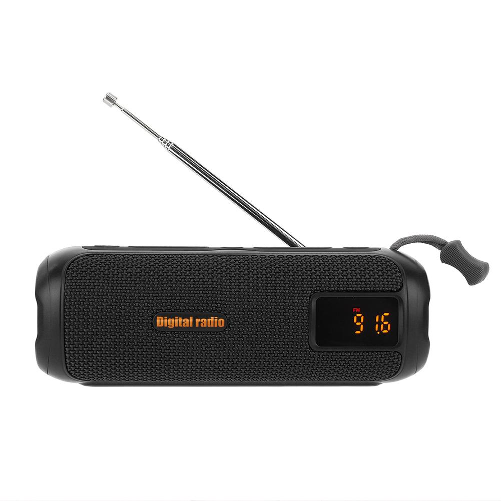 BT-Lautsprecher Tragbares Radio unterstützt TF-Karte AM FM-Radio Wiederaufladbares Radio für Zuhause Küche Outdoor