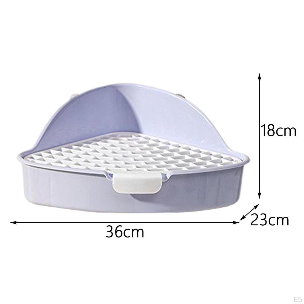 Potty Trainer Bedding Box Indoor with Snap Fastener Easy To Cleaning Pet Toilet for Guinea Pig