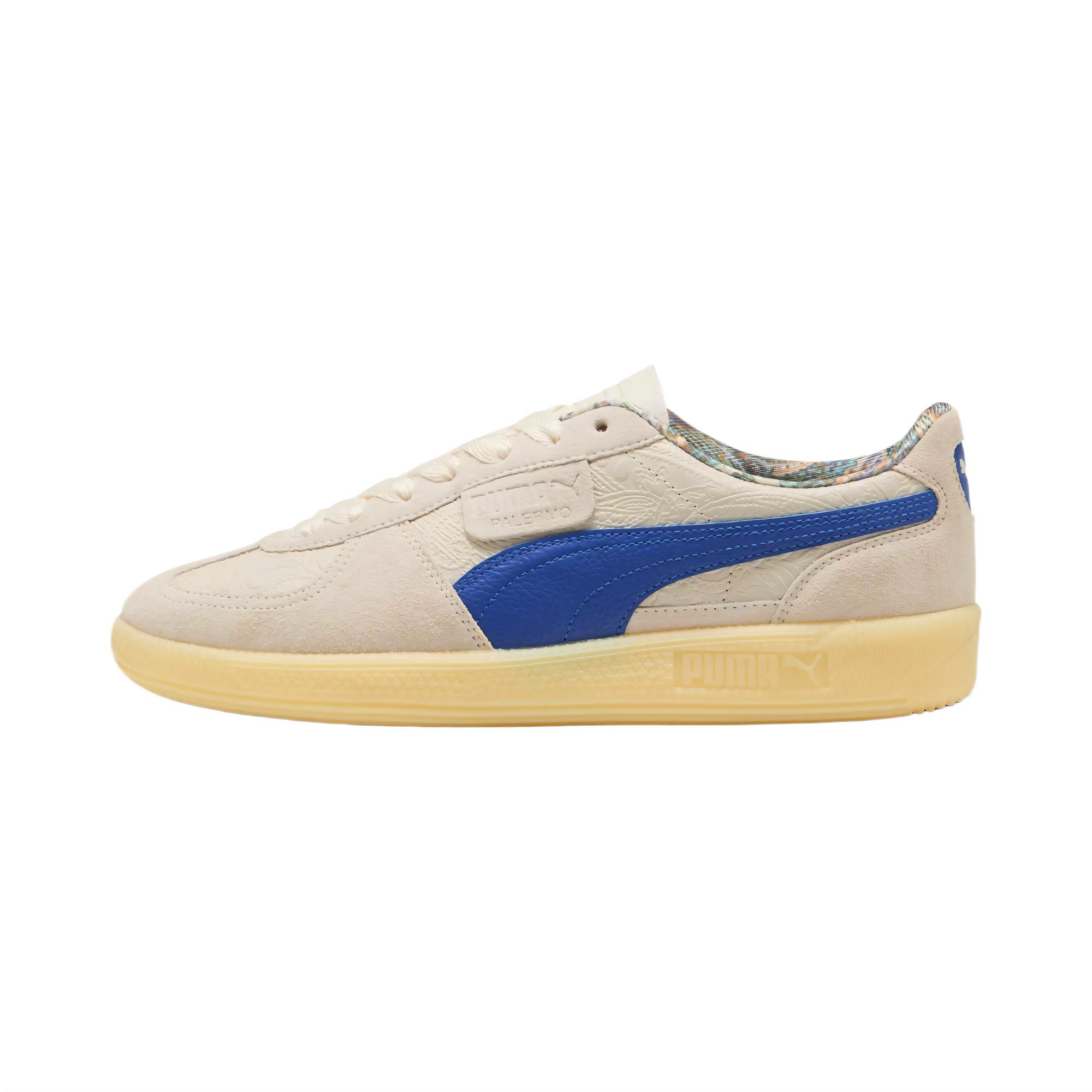 PUMA Palermo Leather White Blue Red Unisex 40136501 EU 37