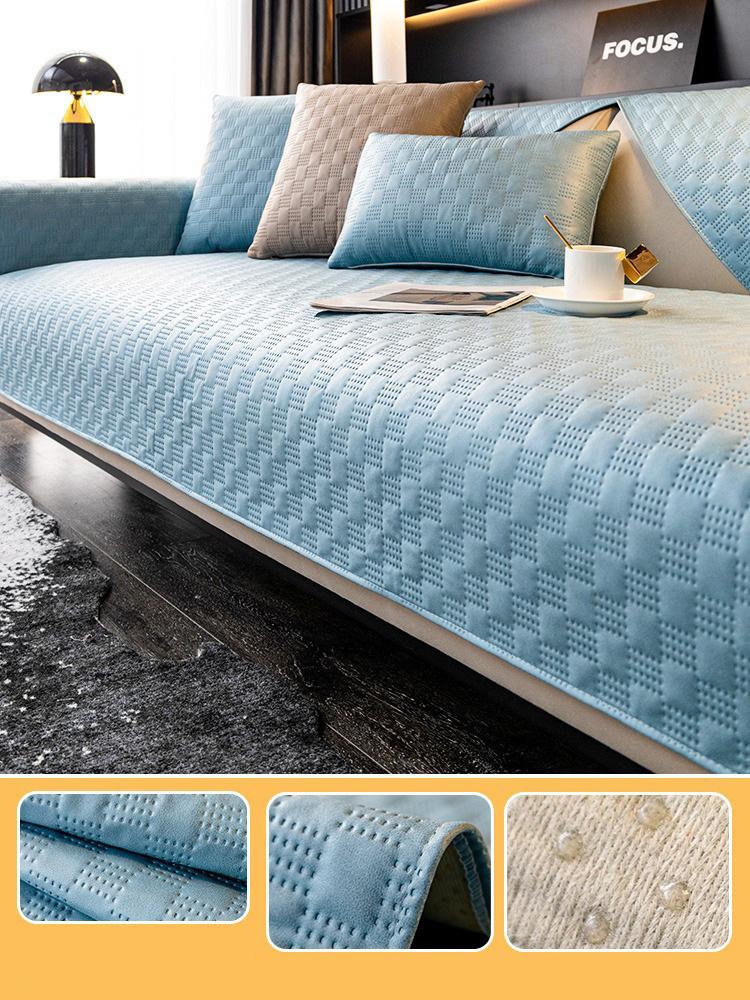 Waterproof Sofa Cover High-End Technical Fabric Luxury Leather Sofa Cushion Living Room Sofa Towel Seat Cushion Cover Universal