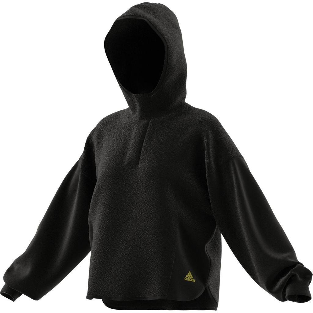adidas Sweatshirts Women's Black Hooded Thickened Regular GT0147