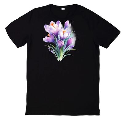 T-Shirt Frühlingsblumen Motiv Baumwolle