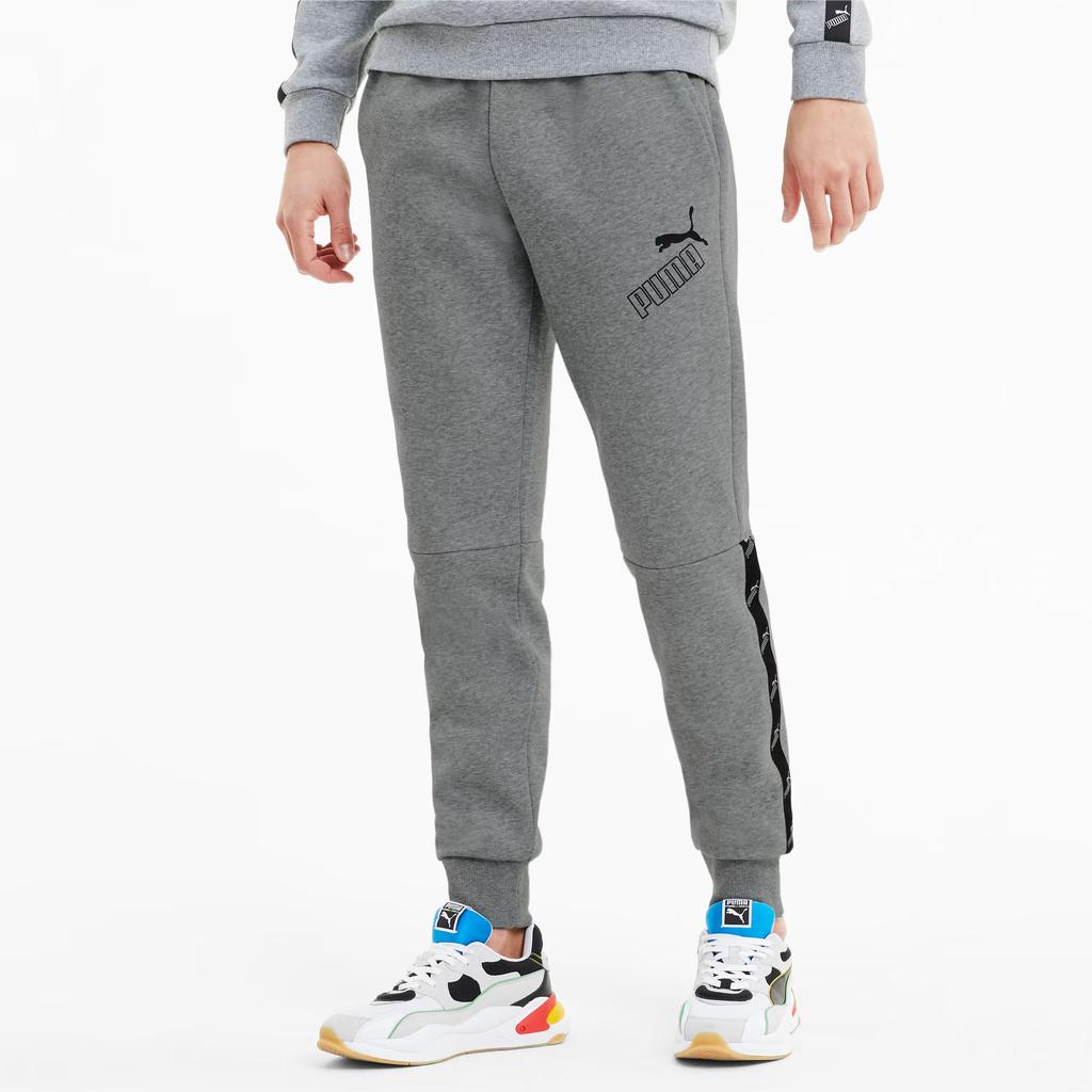 Puma Amplified Minimalist Lace-Up Comfortable Versatile Knitted Sports Pants Men bottoms 583525-03