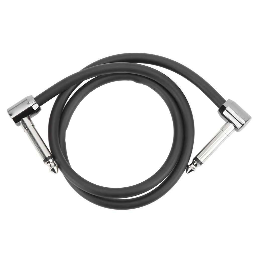 Guitar Patch Cable Metal Right Angle Guitars Effect Pedal Connecting Line for Playing
