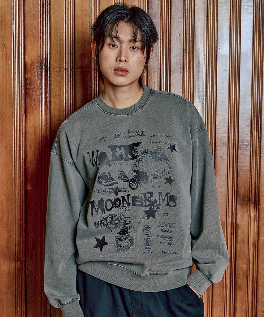 WILDROCK Moonwalk Pigment Oversized Sweatshirt_5 Col