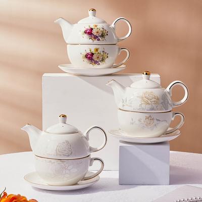 Home Afternoon Tea Single Ceramic Tea Set, Mother and Child Coffee Teapot Set