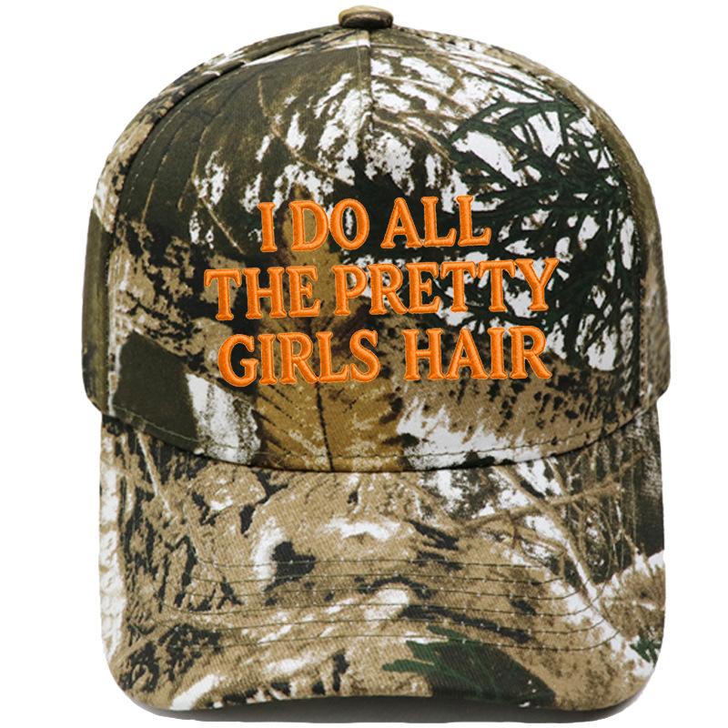 I DO ALL Fun Embroidery Color Matching Truck Driver Baseball Cap Men's and Women's Casual Shade Dad Hat