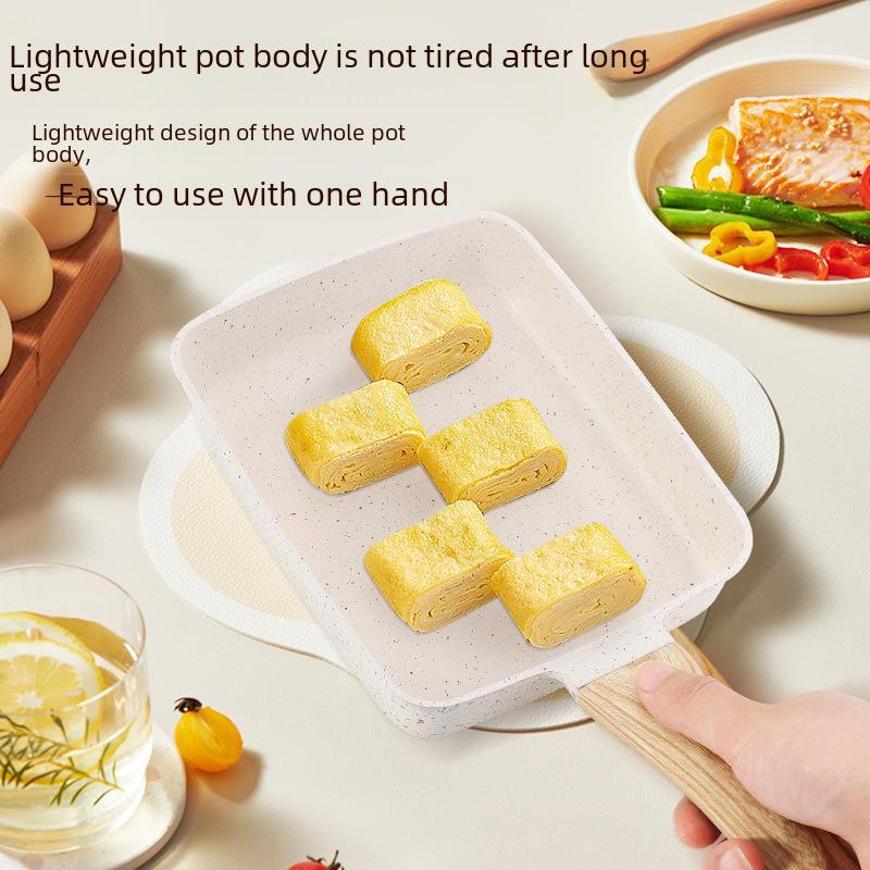 Japanese Tamagoyaki Non-Stick Square Frying Pan for Eggs and Steak