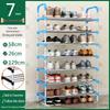 Slim Multi-Tier Shoe Rack for Entryway or Dorm
