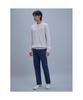 SHIFT.G Semi Wide Brushed Cotton Pants Navy