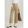 Mengshuya Four-Way Stretch High-Waist Cropped Balloon Pants