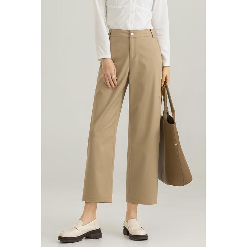 Mengshuya Four-Way Stretch High-Waist Cropped Balloon Pants