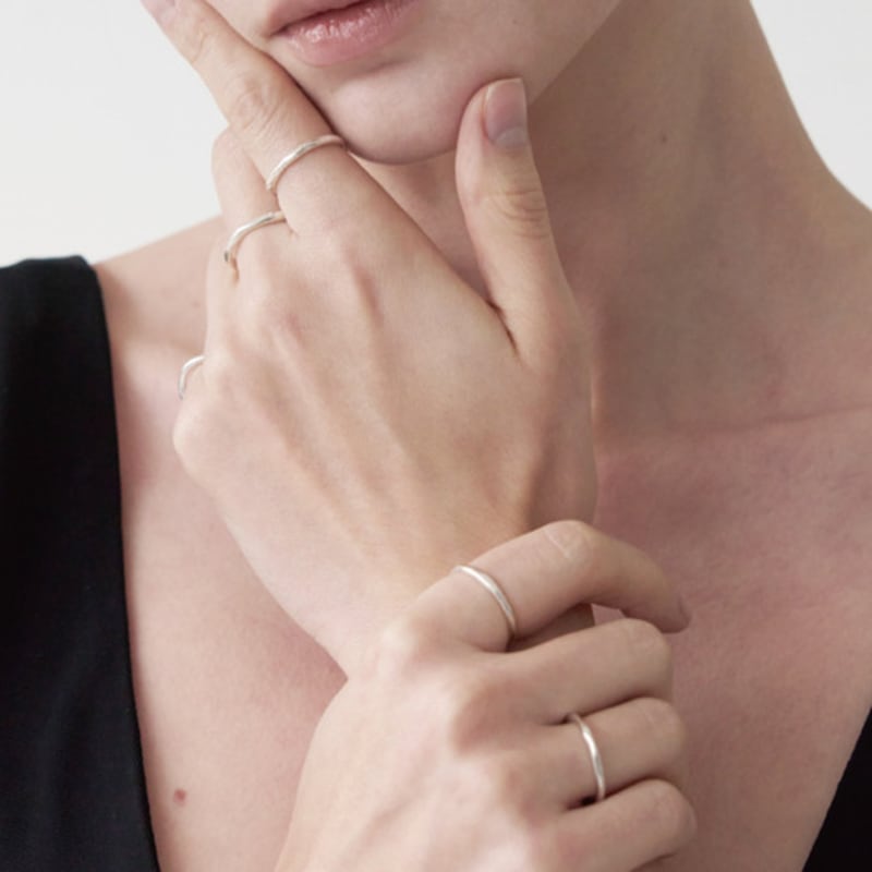 touched PEBBLE RING 11 (2set)