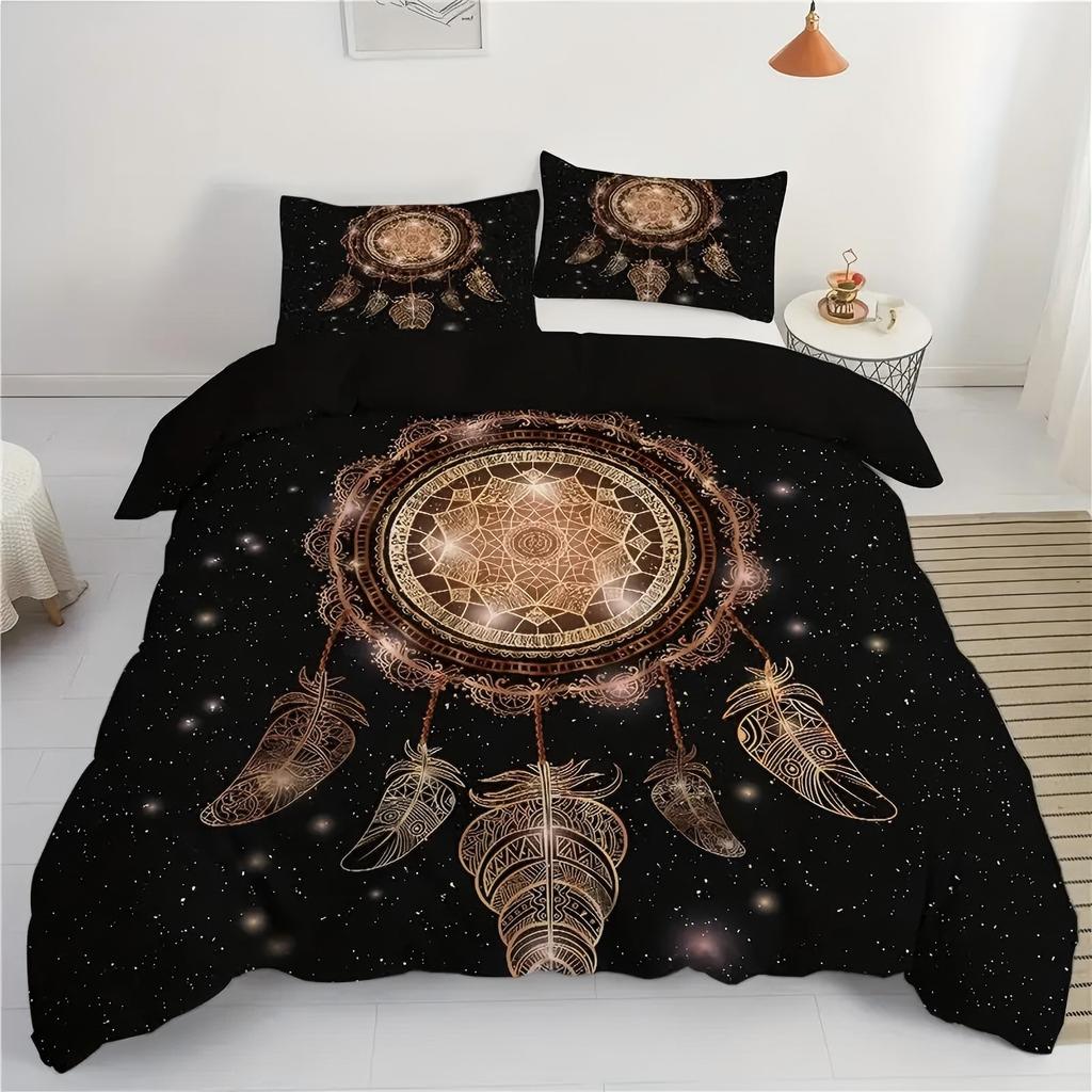 Dream catcher 3d Printed Quilt Cover Set Bohemian Galaxy Star Luxury Bedding Set Polyester Home Soft Comfortable Duvet Cover set