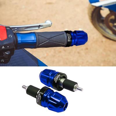 Dirt Bike Motorcycle Handlebar End Plugs Suitable for 7/8" 22mm Bars Enhances Stability and Safety Aluminum Alloy 2pcs