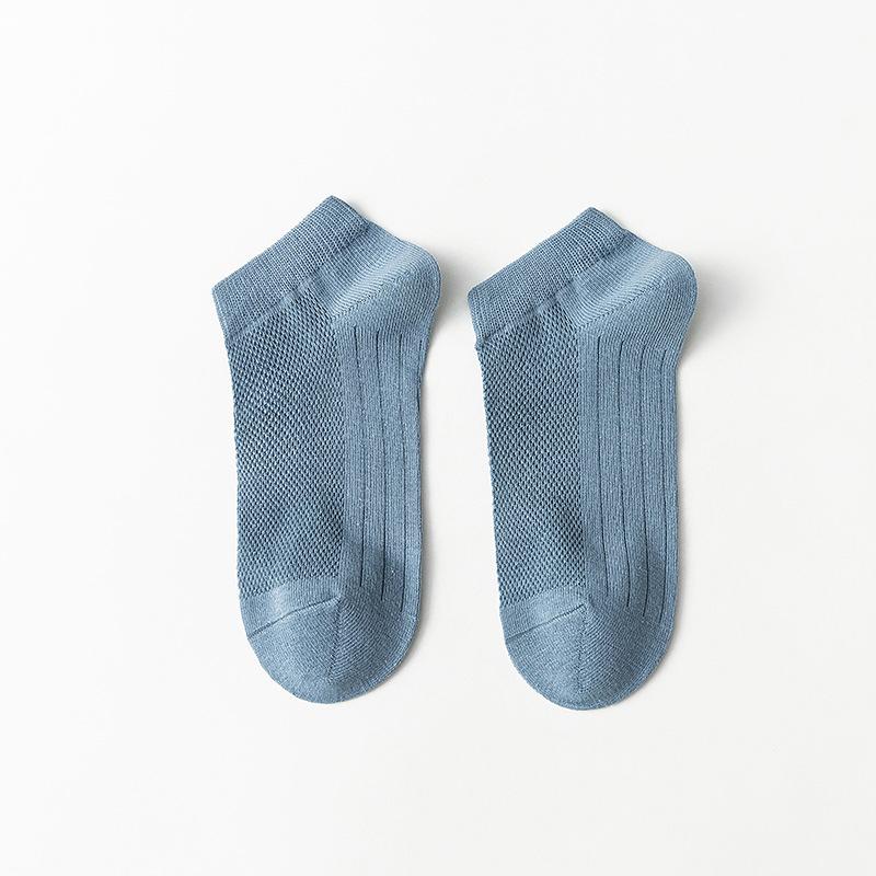 Men's Socks, Spring and Summer Low-top Shallow-mouthed Short Socks, Trendy Spring and Autumn Boat Socks, Thin, Sweat-absorbent and Breathable